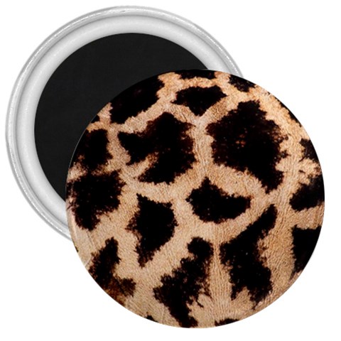 Giraffe Print Dark	 3  Magnet from ArtsNow.com Front
