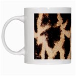 Giraffe Print Dark	 White Mug