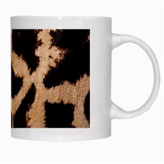 Giraffe Print Dark	 White Mug from ArtsNow.com Right