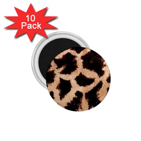 Giraffe Print Dark	 1.75  Magnet (10 pack) from ArtsNow.com Front