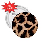 Giraffe Print Dark	 2.25  Button (10 pack)