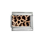 Giraffe Print Dark	 Italian Charm (9mm)