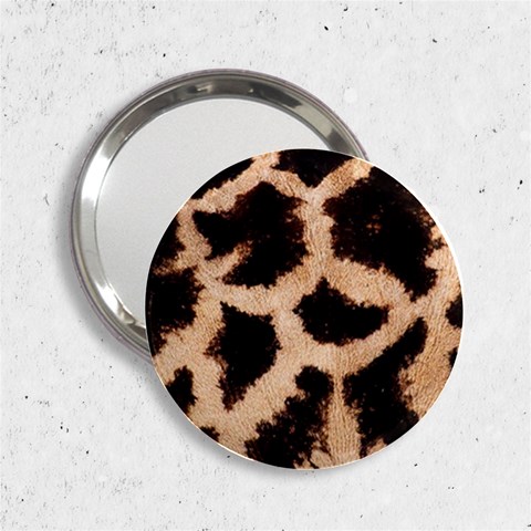Giraffe Print Dark	 2.25  Handbag Mirror from ArtsNow.com Front