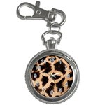 Giraffe Print Dark	 Key Chain Watch