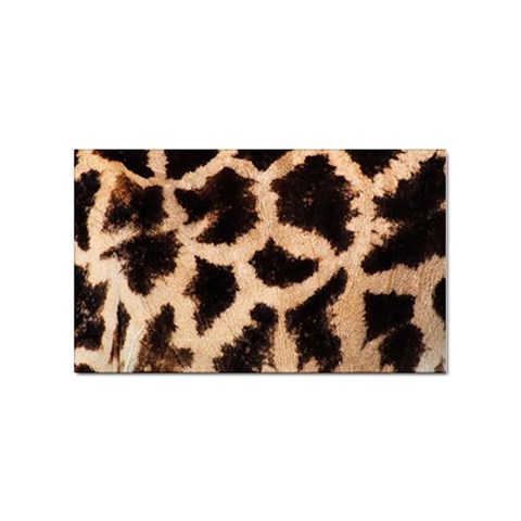 Giraffe Print Dark	 Sticker (Rectangular) from ArtsNow.com Front