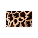 Giraffe Print Dark	 Magnet (Name Card)