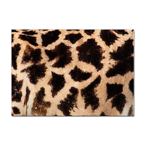 Giraffe Print Dark	 Sticker A4 (100 pack) from ArtsNow.com Front