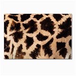 Giraffe Print Dark	 Postcard 4 x 6  (Pkg of 10)