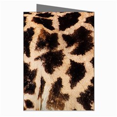 Giraffe Print Dark	 Greeting Cards (Pkg of 8) from ArtsNow.com Right