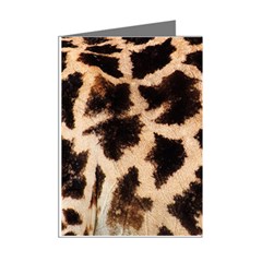 Giraffe Print Dark	 Mini Greeting Cards (Pkg of 8) from ArtsNow.com Right