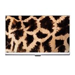 Giraffe Print Dark	 Business Card Holder