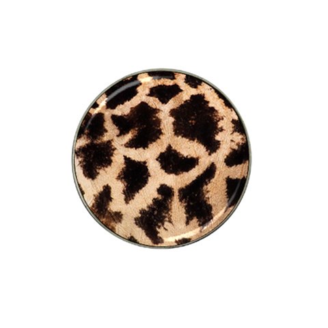 Giraffe Print Dark	 Hat Clip Ball Marker from ArtsNow.com Front