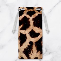 Giraffe Print Dark	 Jewelry Bag from ArtsNow.com Front