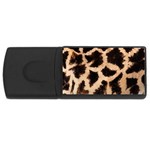 Giraffe Print Dark	 USB Flash Drive Rectangular (4 GB)