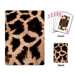 Giraffe Print Dark	 Playing Cards Single Design