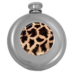 Giraffe Print Dark	 Hip Flask (5 oz)