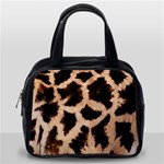 Giraffe Print Dark	 Classic Handbag (One Side)