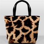 Giraffe Print Dark	 Bucket Bag