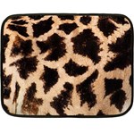 Giraffe Print Dark	Mini Fleece Blanket