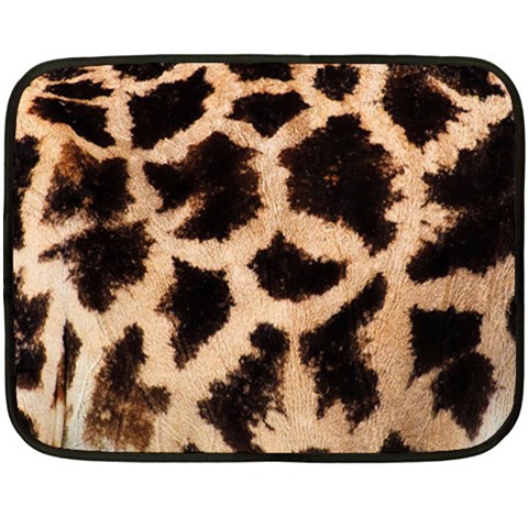 Giraffe Print Dark	 Mini Fleece Blanket(Two Sides) from ArtsNow.com 35 x27  Blanket Front