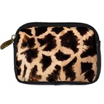 Giraffe Print Dark	 Digital Camera Leather Case