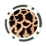 Giraffe Print Dark	 Poker Chip Card Guard (10 pack)