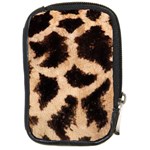 Giraffe Print Dark	 Compact Camera Leather Case