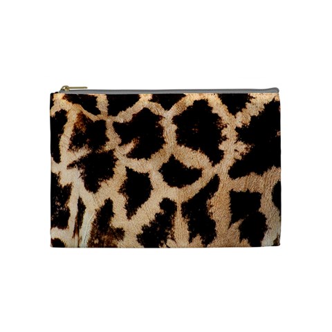 Giraffe Print Dark	 Cosmetic Bag (Medium) from ArtsNow.com Front