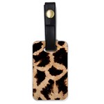 Giraffe Print Dark	 Luggage Tag (one side)