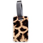 Giraffe Print Dark	 Luggage Tag (two sides)