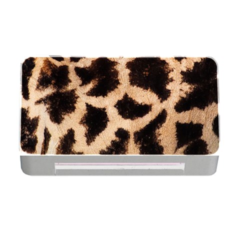 Giraffe Print Dark	Memory Card Reader with CF (Rectangular) from ArtsNow.com Front