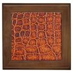 Crocodile Print	 Framed Tile