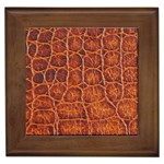 Crocodile Print	 Framed Tile