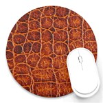 Crocodile Print	 Round Mousepad