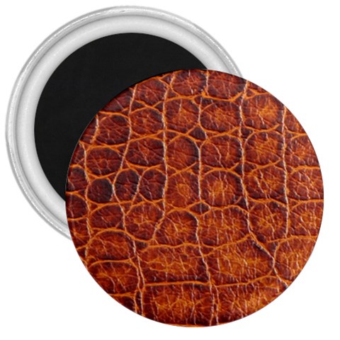 Crocodile Print	 3  Magnet from ArtsNow.com Front