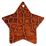 Crocodile Print	 Ornament (Star)