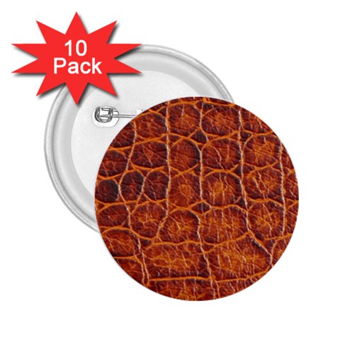 Crocodile Print	 2.25  Button (10 pack) from ArtsNow.com Front