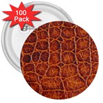 Crocodile Print	 3  Button (100 pack)