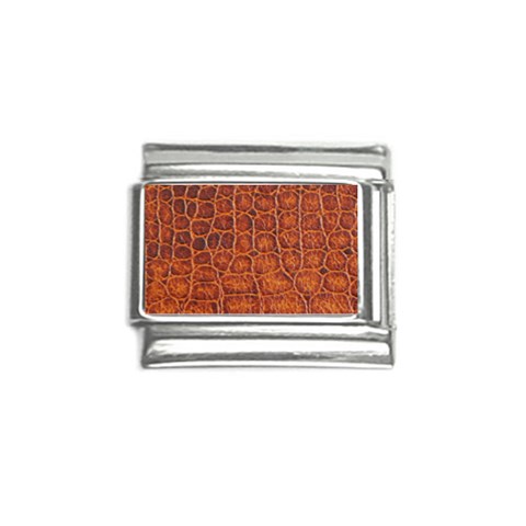 Crocodile Print	 Italian Charm (9mm) from ArtsNow.com Front