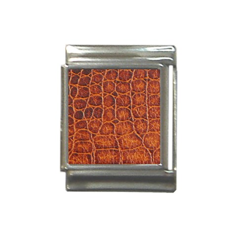 Crocodile Print	 Italian Charm (13mm) from ArtsNow.com Front