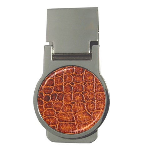 Crocodile Print	 Money Clip (Round) from ArtsNow.com Front