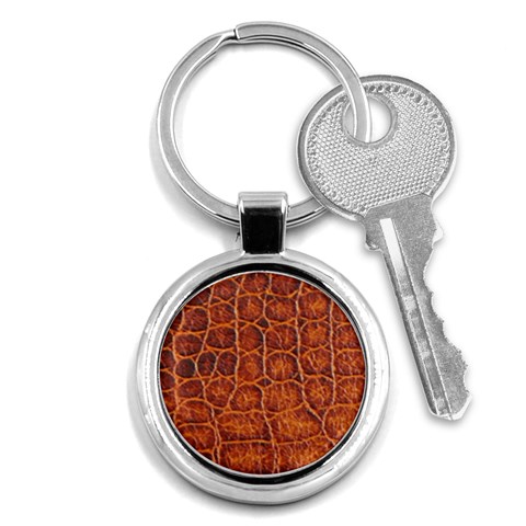 Crocodile Print	 Key Chain (Round) from ArtsNow.com Front