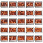 Crocodile Print	9mm Italian Charm (25 pack)