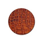 Crocodile Print	 Rubber Round Coaster (4 pack)