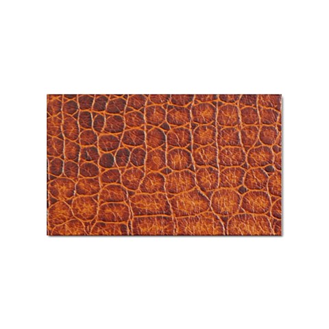 Crocodile Print	 Sticker (Rectangular) from ArtsNow.com Front