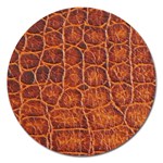 Crocodile Print	 Magnet 5  (Round)