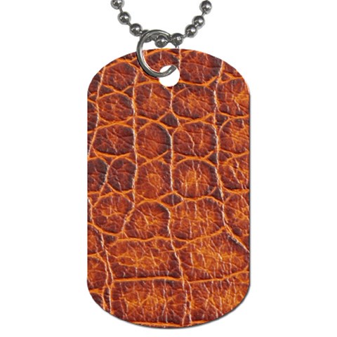 Crocodile Print	 Dog Tag (One Side) from ArtsNow.com Front