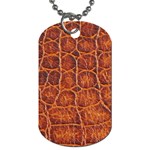 Crocodile Print	 Dog Tag (One Side)