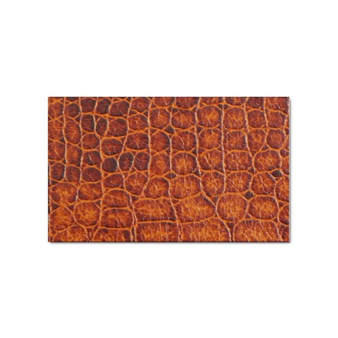 Crocodile Print	 Sticker Rectangular (100 pack) from ArtsNow.com Front