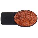 Crocodile Print	 USB Flash Drive Oval (2 GB)